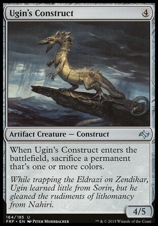 Magic the Gathering MTG Ugin's Construct (164) Fate Reforged   LP - Picture 1 of 1