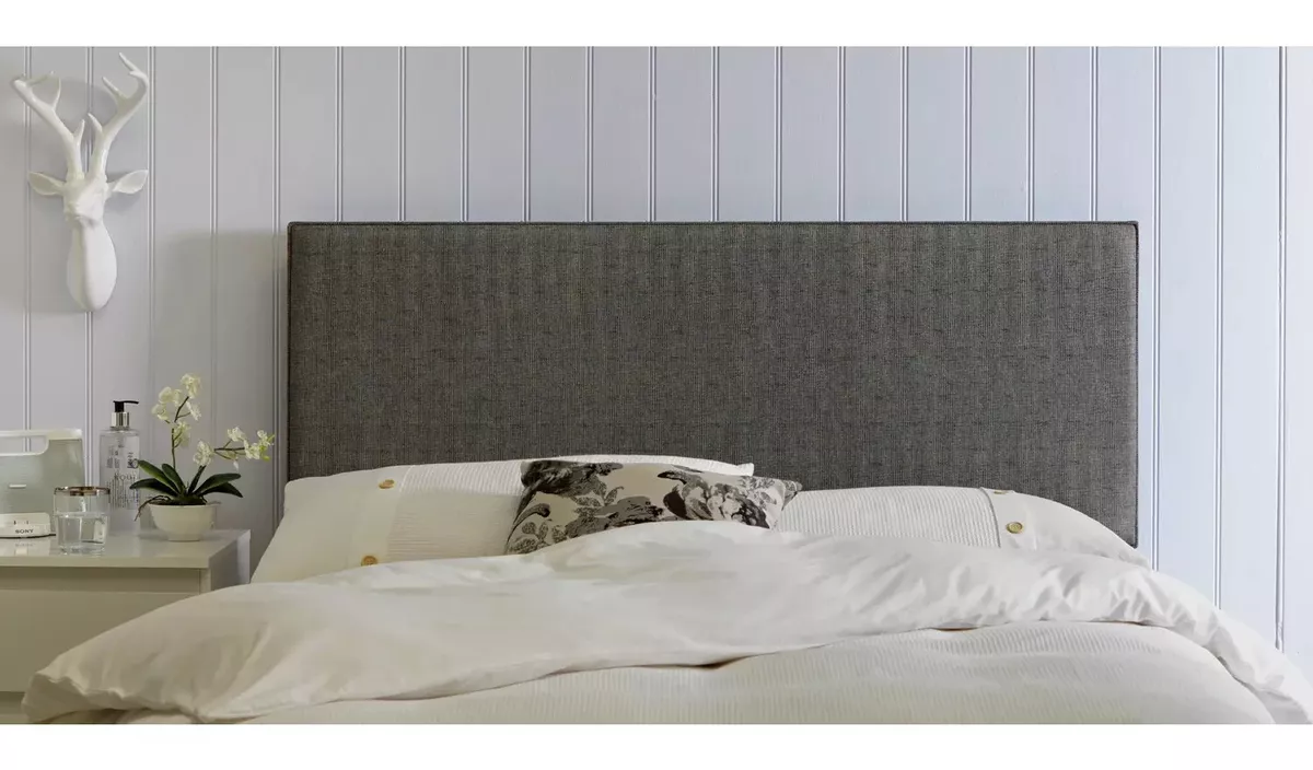 Argos white double headboard outlet