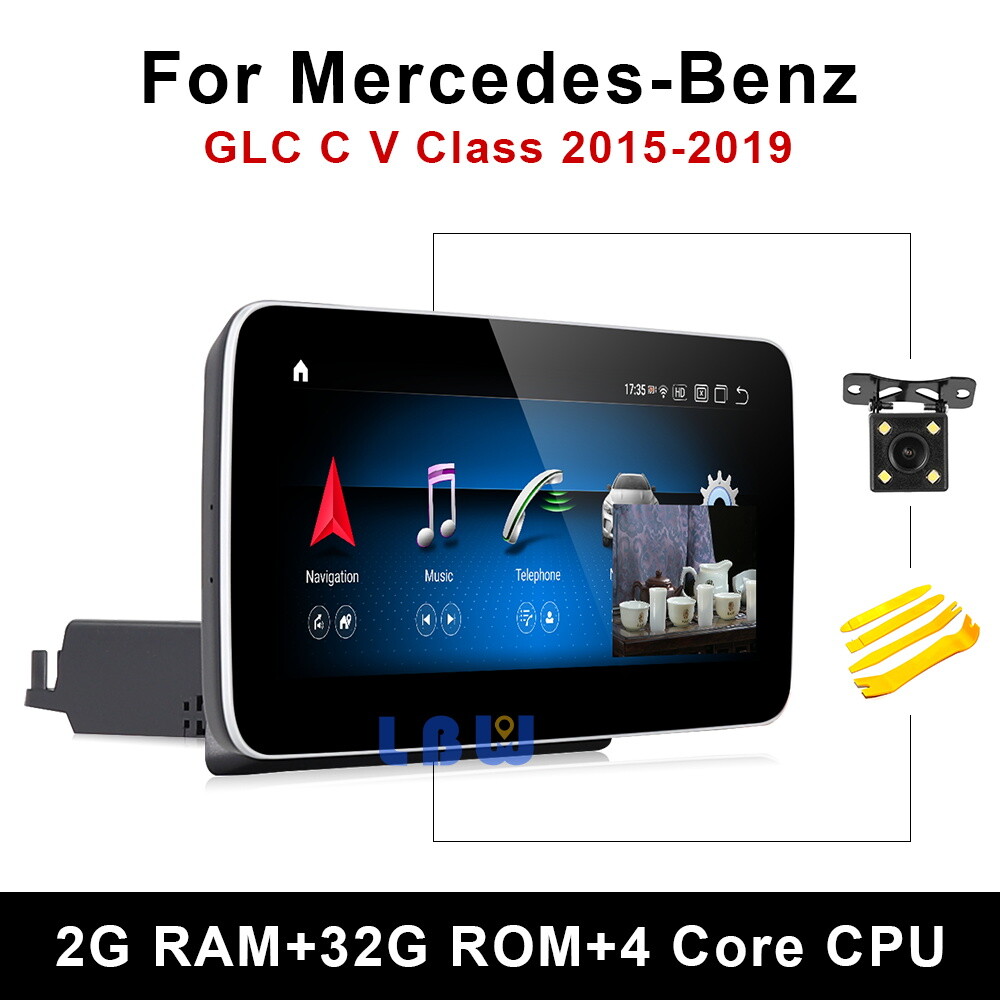 Android Car GPS Stereo Headunit Multimedia For Benz GLC X253 C W205 V  W639