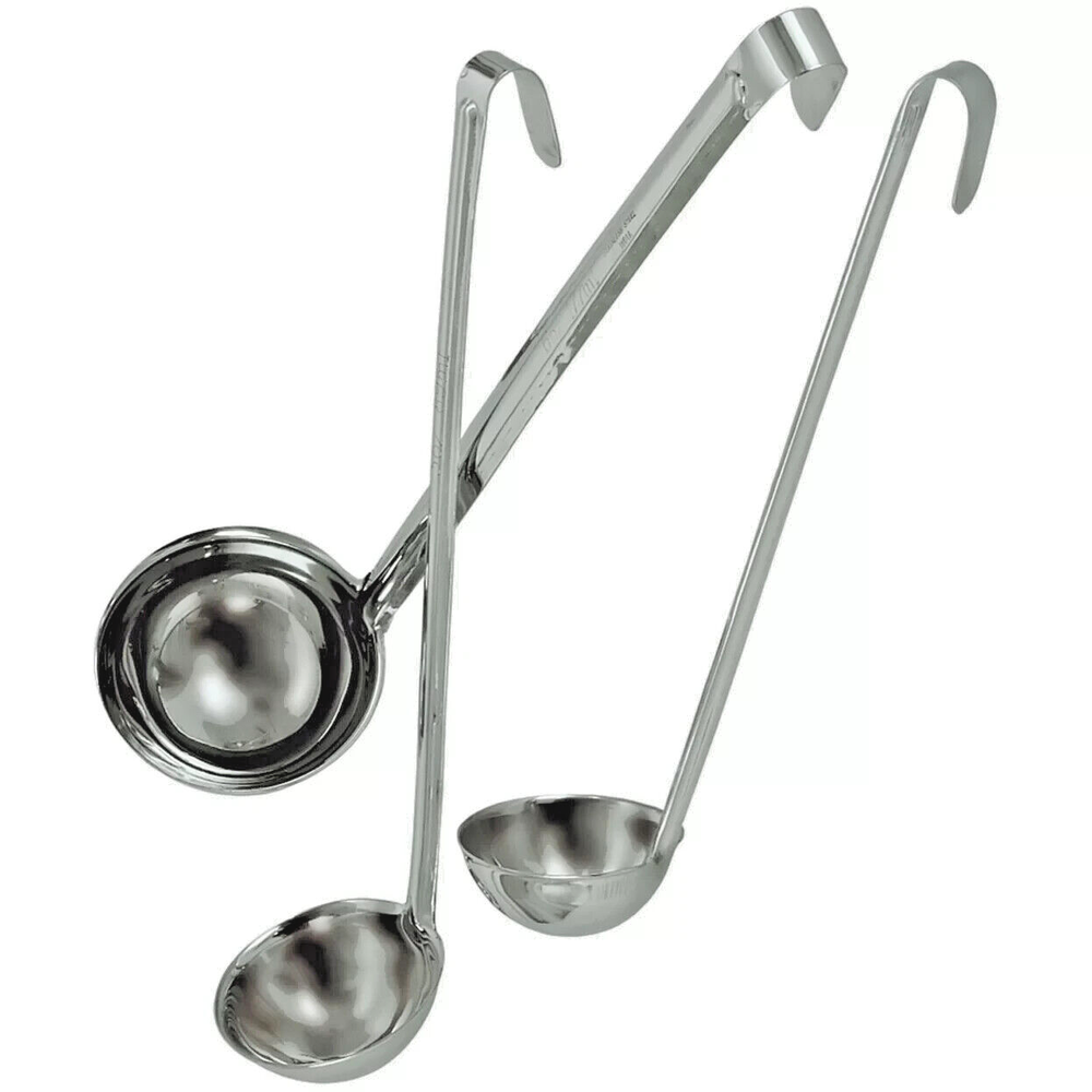 One-Piece Stainless Steel Ladle / Dipper (select size dropdown)