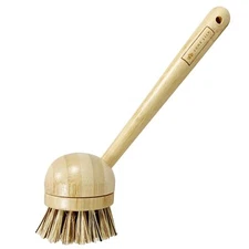 JuneLily Eco Friendly Coconut Dish Brush Vegan for Kitchen Bathroom Dishwashing