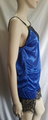 Blue Lace Underwear Set Ropa Sexy Vest Shorts Lingerie Porn NEW 10 ...
