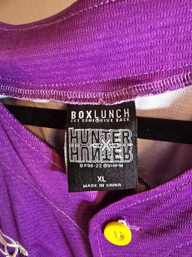 Hunter x Hunter Phantom Troupe Box Lunch Purple Baseball Jersey - XL - Picture 5 of 8