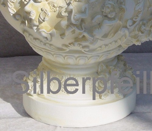 Vase Engel Blumen Garten Übertopf Säule Schale Figur Deko Blumentopf NEU 64 F70 - Picture 9 of 9
