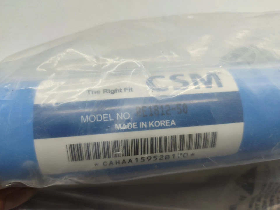 CSM MEMBRANE 50 GPD RE 1812-50 for REVERSE OSMOSIS Water System Open Package - Image 2 of 4