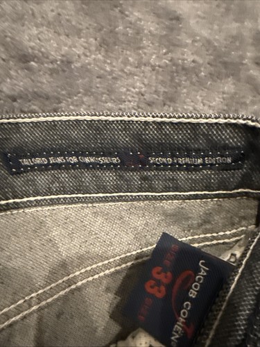 Rare Jacob Cohen J666 Grey Button fly Pants Size 33 Handmade In Italy - Picture 6 of 13