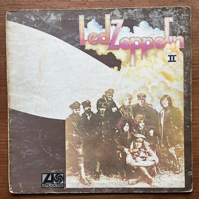 LED ZEPPELIN★II UK Atlantic Red/Maroon オ LED ZEPPELIN☆II UK Atlantic Red/Maroon オ