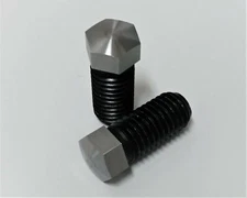 (2) M12 x 42mm OAL Lathe Tool Holder Clamp Screws for QTN 250 Mazak CNC Turret