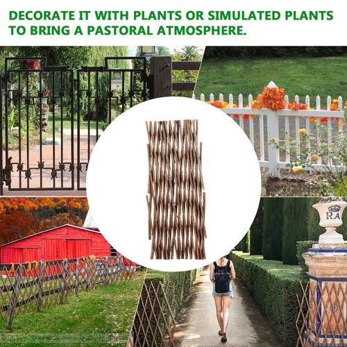 Mini Fence Ornament Decorative Panel House Plants Artificial eBay