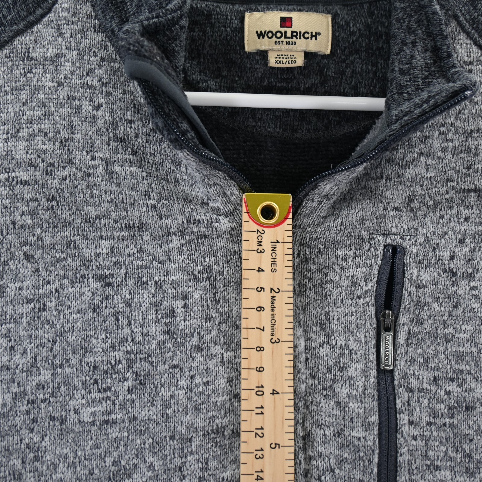 Woolrich  Sweater Pullover  Mens XLL/EEG Gray Warm Long Sleeves