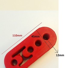 Polyurethane Exhaust Muffler Solid Hanger Red Catback Pipe 1 Pc Polyurethane Exhaust Muffler Solid Hanger Red Catback Pipe 1 Pc
