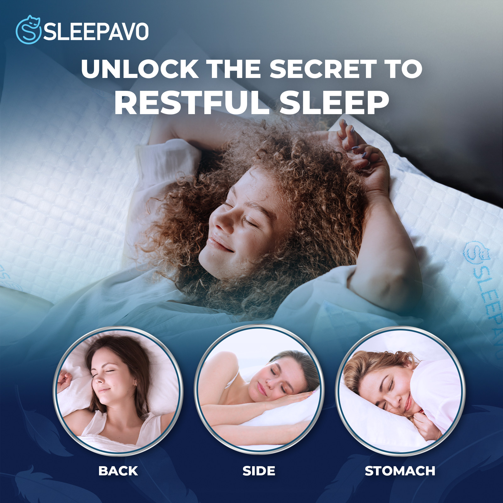 Adjustable Memory Foam Pillow Queen 1 Pack Cooling Gel Bed Pillow All Sleepers