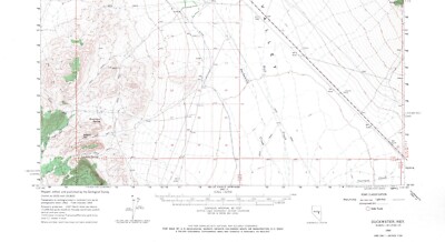 Duckwater Quadrangle, Nevada 1964 Topo Map USGS 15 Minute Topographic