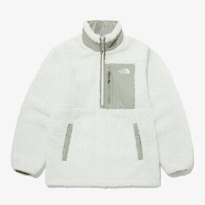 New THE NORTH FACE PLAY GREEN REVERSIBLE FLEECE ANORAK New THE NORTH FACE PLAY GREEN REVERSIBLE FLEECE ANORAK