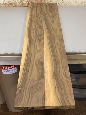 CL98) 2 pcs Bolivian Coffeewood (36'' x 4.5'') Boards 7/8'' thick Kiln Dried Wood