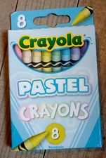 Crayola Crayon Special Collection Pastel 8 Single Pack Crayons 