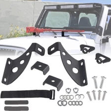 JACK MOUNT HOOD DOOR HINGE BRACKET CARRIER FIT FOR JEEP WRANGLER JK JL 2007-2019