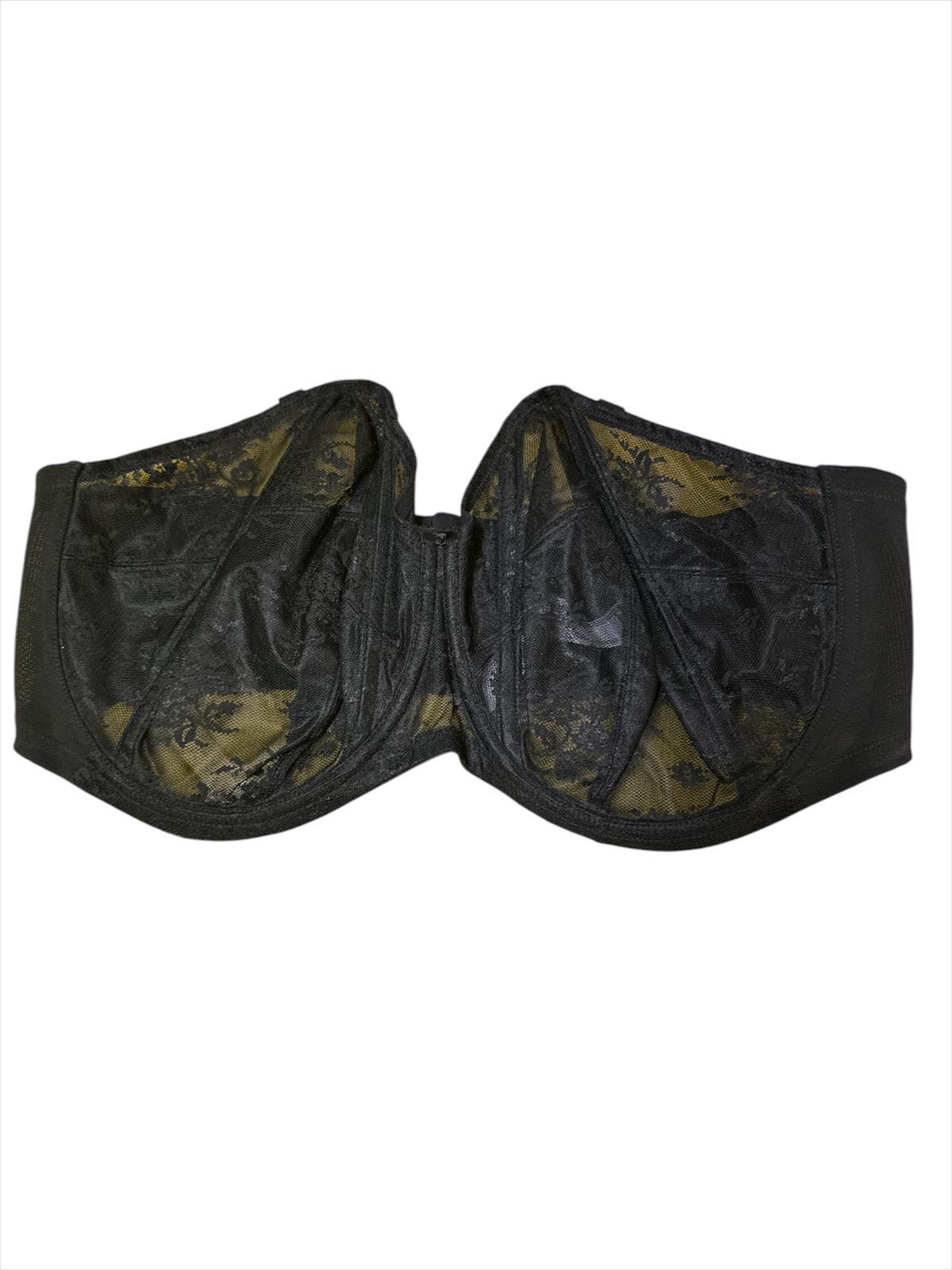 GODDESS Black Verity Strapless Support Bra, US 44H, UK 44FF, NWOT | eBay
