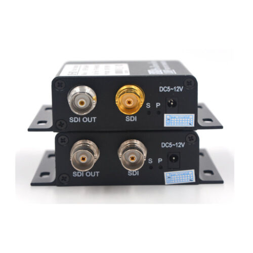 HD SDI Video Audio Over Fiber Optic Media Converters Singlemode Single Fiber FC - Foto 3 di 8
