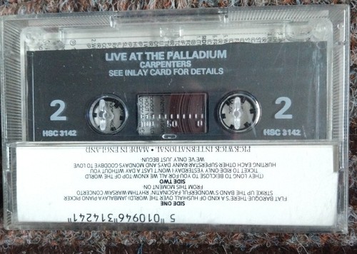 Music Cassette, Carpenters Live At The Palladium - Picture 2 of 3