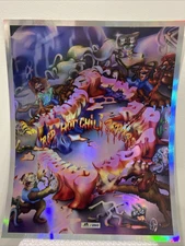 RED HOT CHILI PEPPERS RETURN OF THE DREAM CANTEEN LIMITED FOIL POSTER PRINT /250