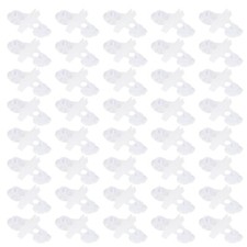 40PCS Aquarium Fish Tank Suction Cup Separating Board Divider Support Clip White