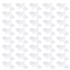 40PCS Aquarium Fish Tank Suction Cup Separating Board Divider Support Clip White