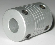 8 mm to 8 mm Shaft Flexible Coupling - 8mm to 8mm - Aluminum Flex Coupler