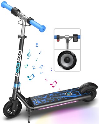 MIHOVER  H30MAX 150W 10mph Speed Kids Electric Scooter For 6-12 Years Old-Blue