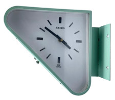 Seikosha MC-271 MC-018 Secondary Clock Triangle Dual Face Navigation Marine