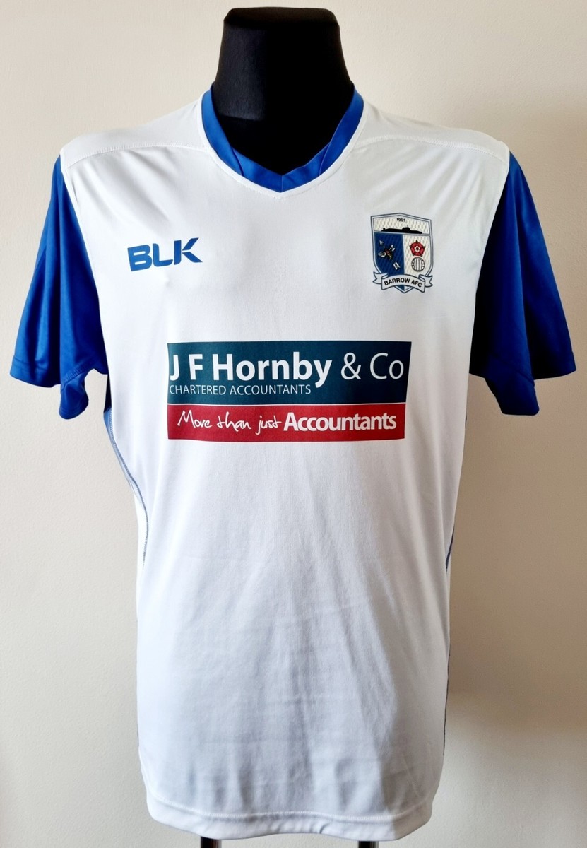 Barrow 2018 2019 Home football BLK shirt size 2XL UK