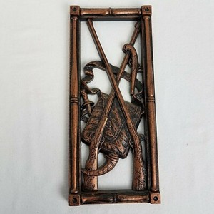 Dart Ind. VTG Civil War Battle Musket+Pouch+Sword Plastic Wall Hanging #7344 USA