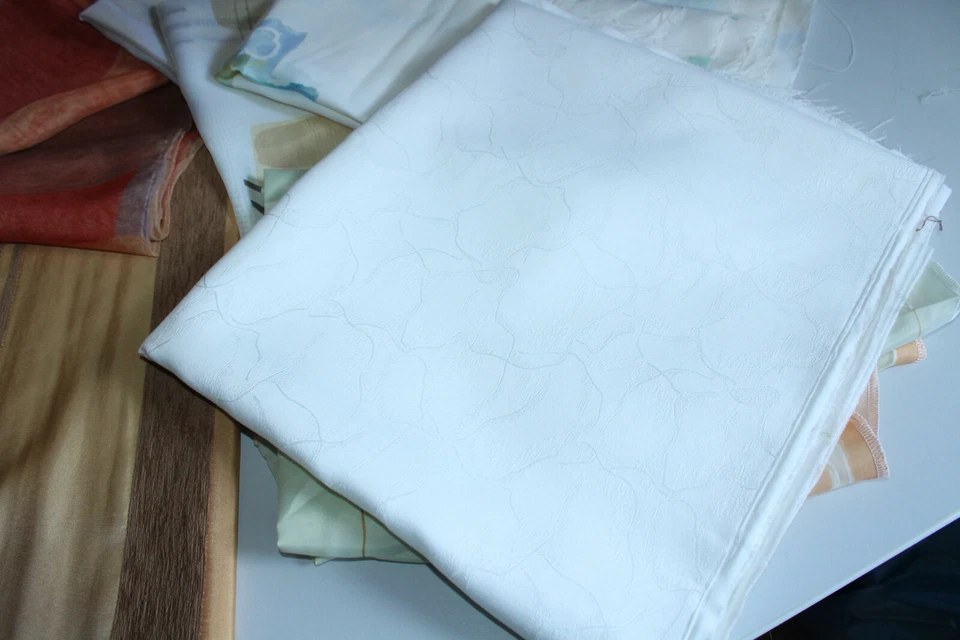 Stoff zum Basteln Stoffpaket beige braun weiß Dekostoff nähen basteln dekorieren - Bild 4 von 4