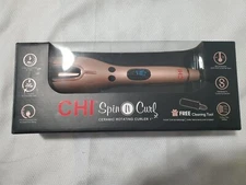 CHI Spin N Curl 1" Rotating Curling Iron - Rose Gold D4
