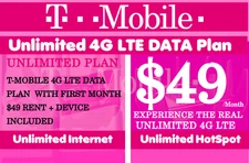 T-Mobile UNLIMITED 4G LTE Hotspot Router for Home & RV Internet with First Month