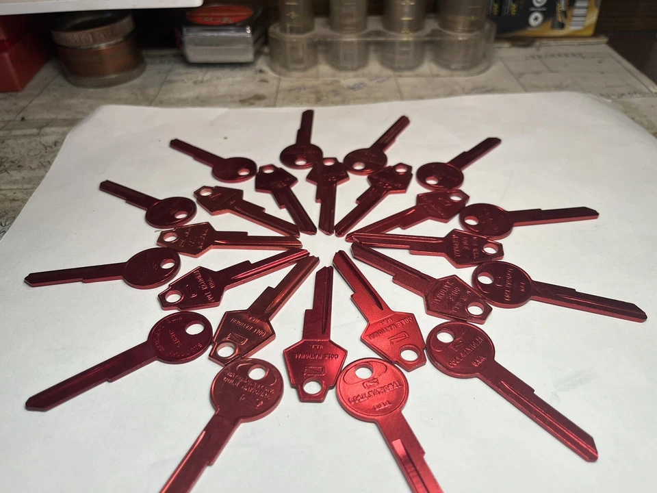 Dodge Chrysler Plymouth Antiguo Original Placa de Oro Llave 1950’s 1960’s To Mid 70s Foto 3 de 4