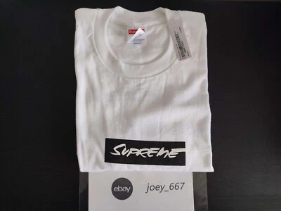 Supreme Futura Box Logo Tee White (SS24) - XLarge - Neuf Brand New DS - Photo 1/4