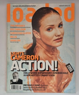 Loaded Magazine Issue 58 February 1999 Cameron Diaz Christian Slater (2 of 2)