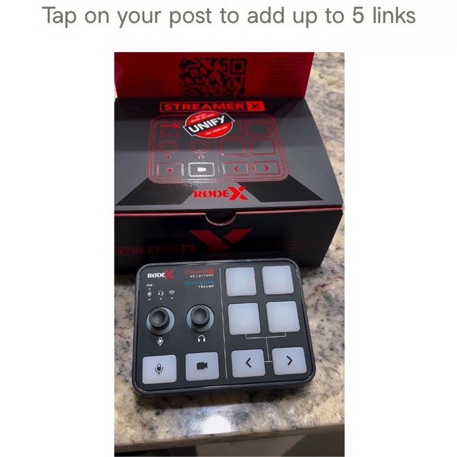 RØDE Streamer X Control Surface MIDI Controller w/ 8 Keys, Buttons & Knobs
