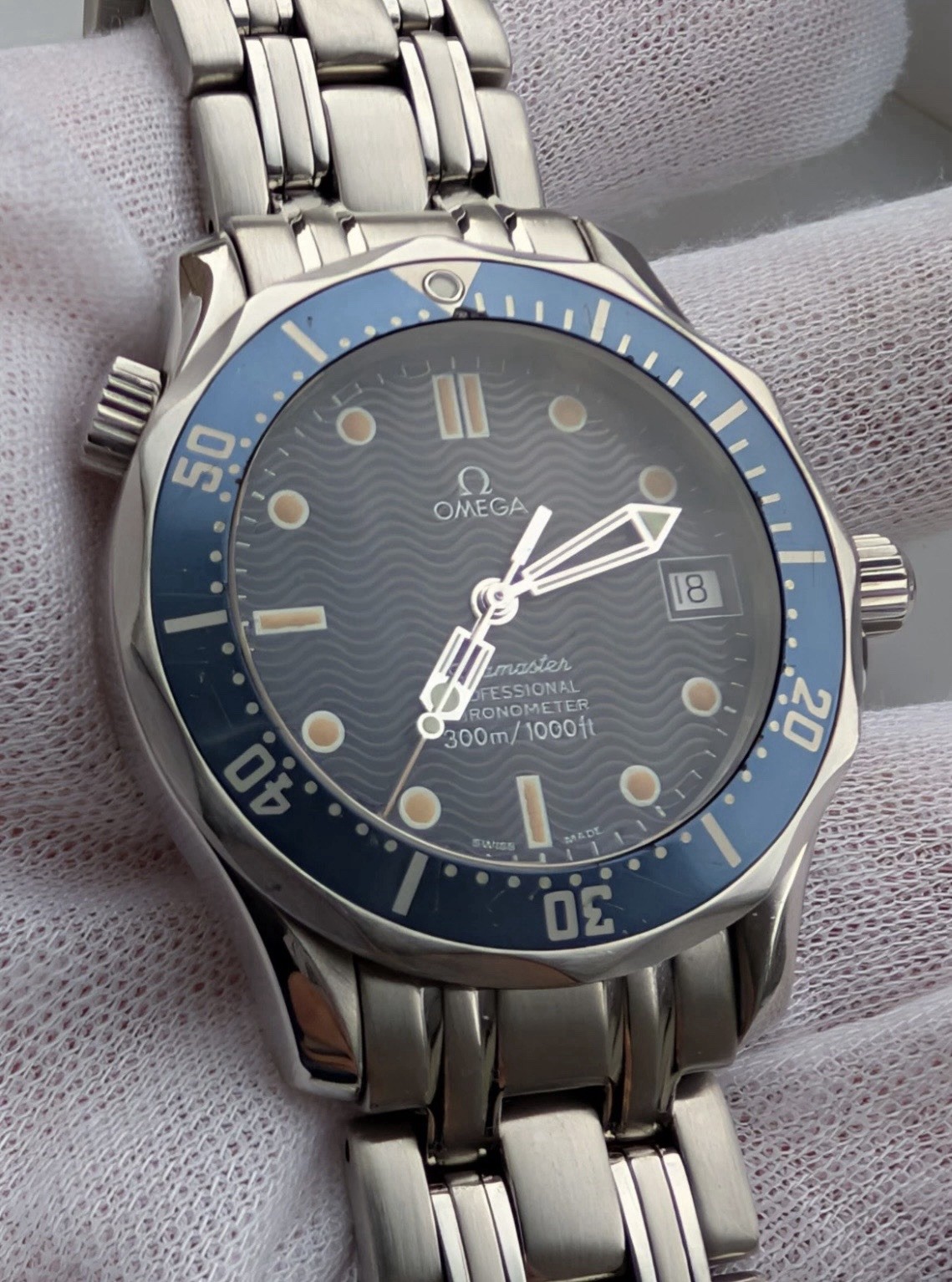 OMEGA Seamaster Professional Blue Bezel Date