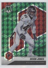 2021 Panini Mosaic Green Mosaic Prizm Deion Jones #17 0ef5