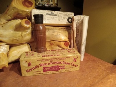 HERTER'S No. 903 Deer Master Deer Call MINTY in Box with Instructions