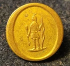 WAR OF 1812 / PRE CIVIL WAR 1  PC MASSACHUSETTS MILITIA  BUTTON ALBERT# MS-21-A