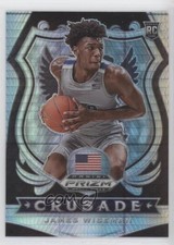 2020-21 Panini Prizm Draft Picks Crusade Hyper Prizm James Wiseman #82 0c6