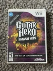 Guitar Hero Smash Hits (Nintendo Wii, 2009) CIB; Tested Disc, Case & Manual