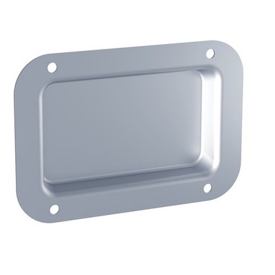 Penn Elcom Medium Blank Chrom PennBrite Einbauschale | 130 mm x 89 mm