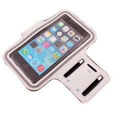 For Galaxy A56 5G - Running Armband Sports White Gym Workout Case Cover