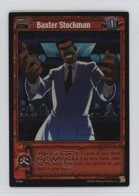 2004 Teenage Mutant Ninja Turtles TCG 1st Edition Foil Baxter Stockman #48