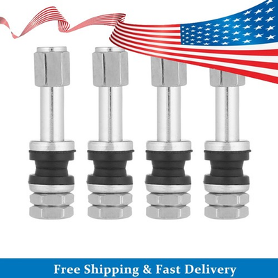 #ad Valve Stems With Caps W Stem Cap 4Pcs Zinc alloy High Pressure Flush $6.99