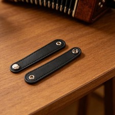 1 Set Accordion Bellows Fastener Buckle, PU Accordion Closure Band with